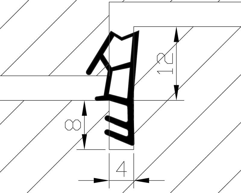 Drvostil Brtva D15-4
