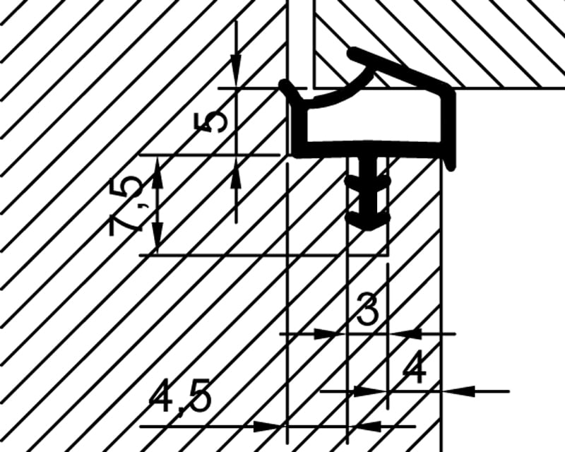 Drvostil Brtva D26-3