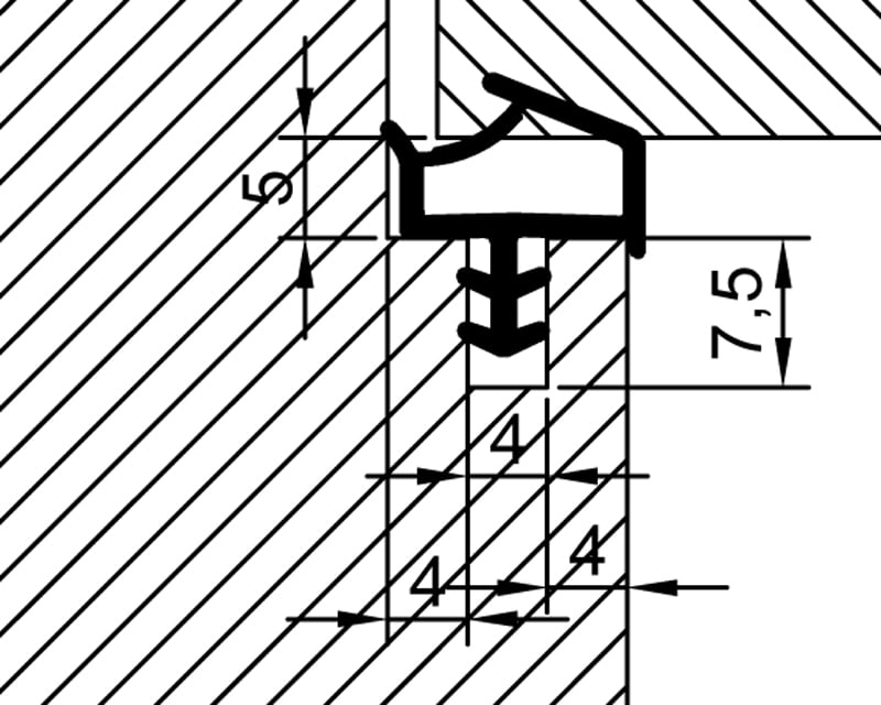 Drvostil Brtva D26-4