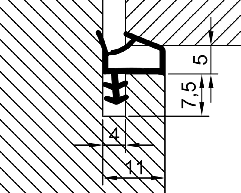 Drvostil Brtva D28-P